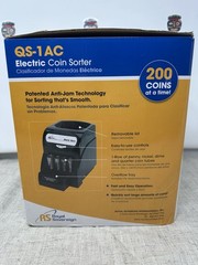 Royal Sovereign QS-1AC Coin Sorter Counter Machine tested and works perfectly