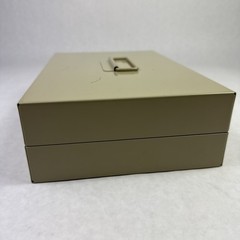 MMF Industries Steel Combination Lock Cash Box Beige *No Tray Included See Photo