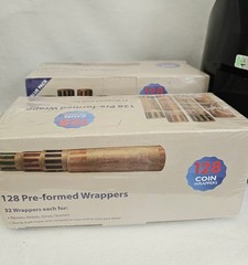 VEVOR 1550 USD Coin Sorter Counter Wrapper Roller Bonus Wrappers Tested Working!
