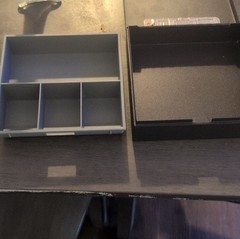 SentrySafe Lockable Metal Cash Box with Key and Adjustable Tray.