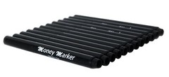 Counterfeit Detection Pens 12 Pack Upgraded Chisel Tip Universal Currency Use