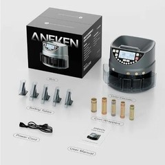 Aneken Coin Counter and Sorter with TFT Display – Accurate Sorting Machine