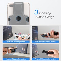 Eyoyo Wireless Phone Back Clip 2D QR Code Barcode Scanner PC Reader for Iphone