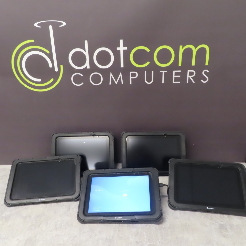 Lot of 5x Zebra ET51AE-W15E 8.4″ Enterprise Scanner Android Tablet Hand ZBK-ET5X