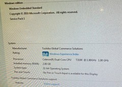 Toshiba IBM SurePOS 300 Series 4810-E50 Terminal, SSD Upgrade
