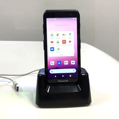 Honeywell EDA52 Android 4G Mobile Computer Barcode Scanner w/ USB Charger Base