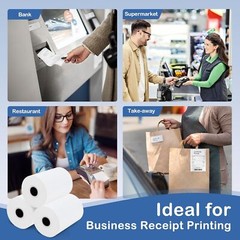 3-1/8″ x 230’Premium Thermal Paper Rolls Cash Register POS Receipt Paper100rolls
