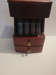 Magnif Deluxe Coin Sorter Wood Classic Cherry Finish