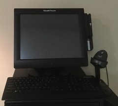 POS System – 15″ Touchscreen, PC, Receipt Printer, Scanner (w/o Cash Drawer)
