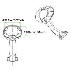 Scanning Stand Lightweight Sturdy Support Holder for Warehouse Store Retail