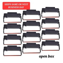 12 Ribbon Cartridge for Epson ERC 30/34/38 Black/RED TM-U220 TM-U220D M119D