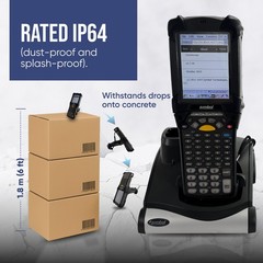 Zebra Symbol MC92N0-G 53 Key Windows CE 7.0 1D 2D Barcode Scanner w/Kit GradeA🔥