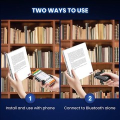 Eyoyo Bluetooth QR Code Scanner 1D 2D Wireless Back Clip UPC Barcode Reader