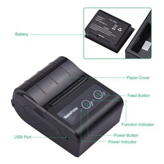 1-Portable 58mm 2 Inches Wireless BT Thermal Bill Receipt Printer Mini IADT