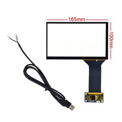 7 inch 10 Point Capacitive Touch Screen Replacement with USB Controller 165*100m