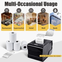 2 1/4″ x 85′ Thermal Receipt Paper Credit Card POS Cash Register 50-1000 Rolls