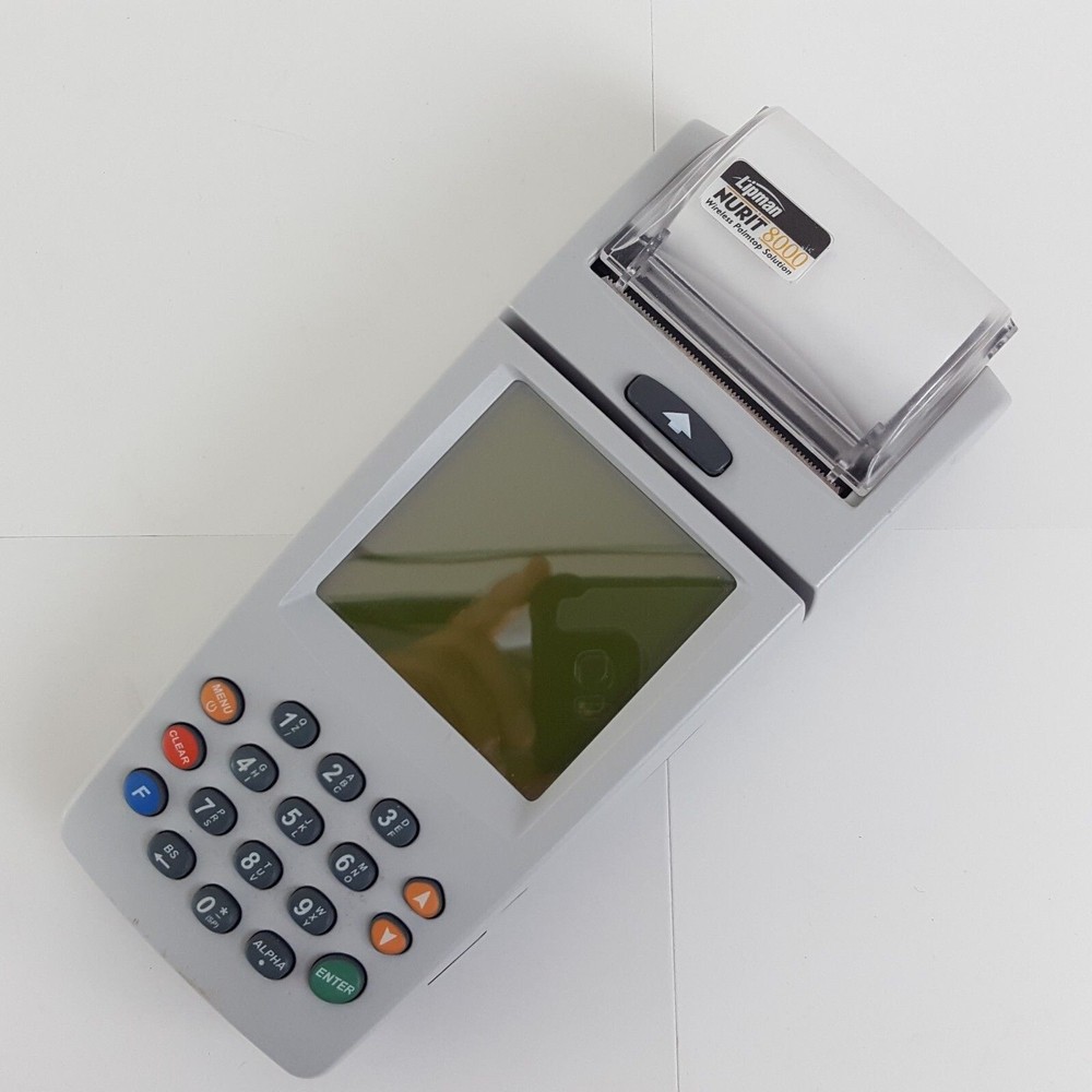 Nurit 8000 Lipman R902M 2-0 Credit/Debit Card Reader Machine Terminal
