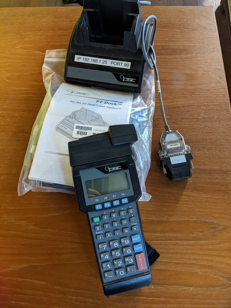 PSC PT2000 PSC DATA COLLECTOR TERMINAL and docking