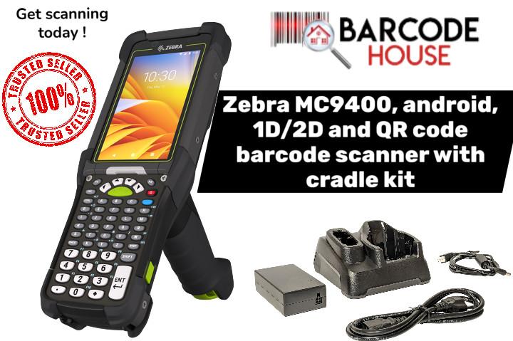 Zebra MC945A-3G1M6DSS-NA, WAN 5G LTE (DATA ONLY) + cradle kit.