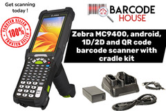 Zebra MC945A-3G1M6DSS-NA, WAN 5G LTE (DATA ONLY) + cradle kit.