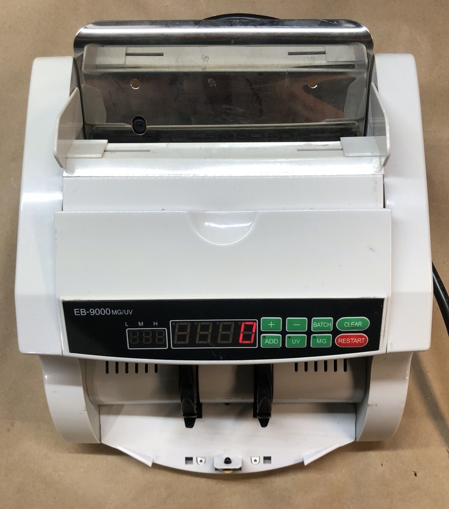 Exactbanker 9000 EB-9000MG/UV 110V Currency Counter **TESTED, GOOD CONDITION**