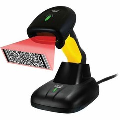 Adesso Bluetooth & 2.4Ghz Wireless Waterproof 2D Barcode Scanner Nuscan5200