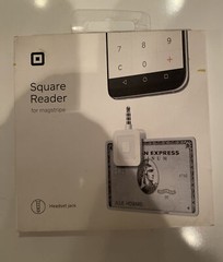 Square A-PKG-0206-01 Credit Debit Card Reader – White for Apple iPhone and…