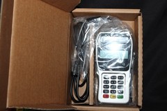 First Data FD150 Credit Card Machine with New in Box FD35 PIN pad Included