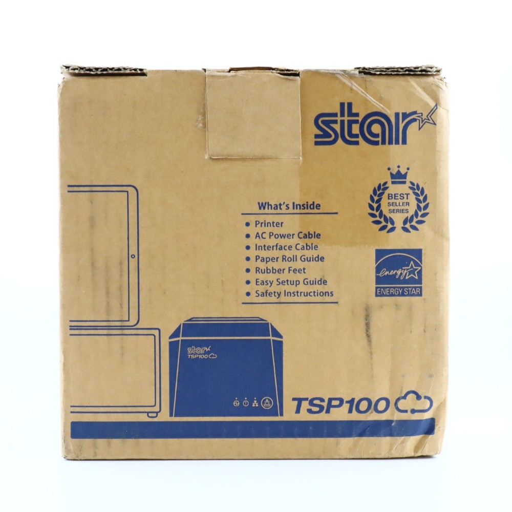 Star Micronics TSP143IV-UE Desktop Thermal Receipt Printer (39473010) Black