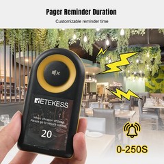 RETEKESS TD169 wireless calling system pager for restaurant PC function 20 Pager