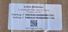 100 RFID Tags Confidex Carrier Tough II Cart Equiptment Asset ID Tracking