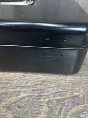 Unbranded Black Metal Lockable Cash Box W /Key