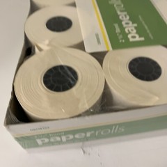 OFFICE MAX 2-1/4 in x 130 ft Bond Paper Rolls (57mm x 39m) OM98103 12 Rolls