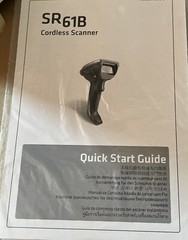 INTERMEC SR61BHP-CB-001 Extended Range 2D Imager Handheld Scanner Kit NEW IN BOX