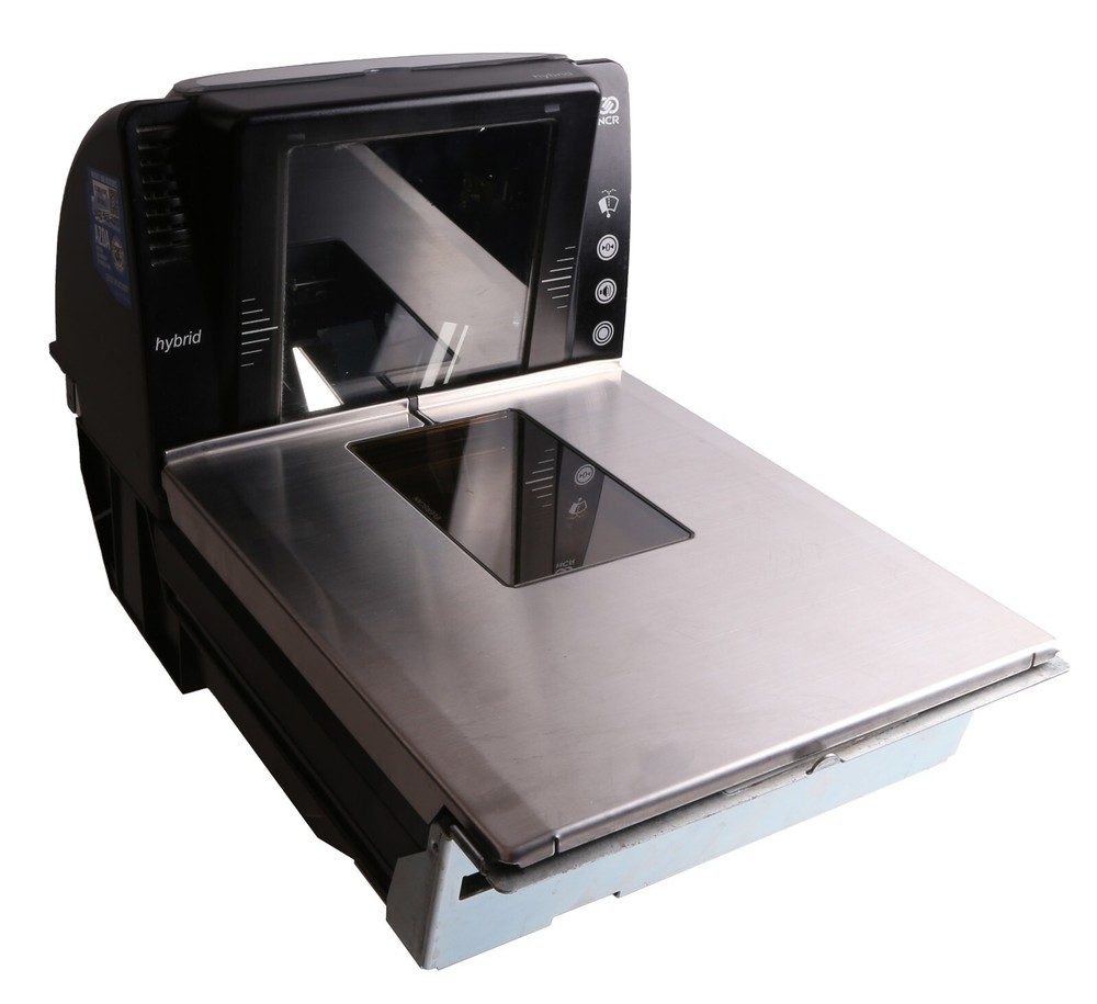 7878-2001 NCR Bi-Optic Hybrid Scanner/Scale; Non Sensormatic w/ Top Plate
