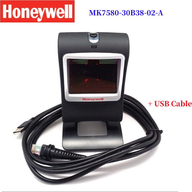 Honeywell MK7580-30B38-02-A Area-Imaging LED 1D 2D Barcode Scanner w/USB Cable