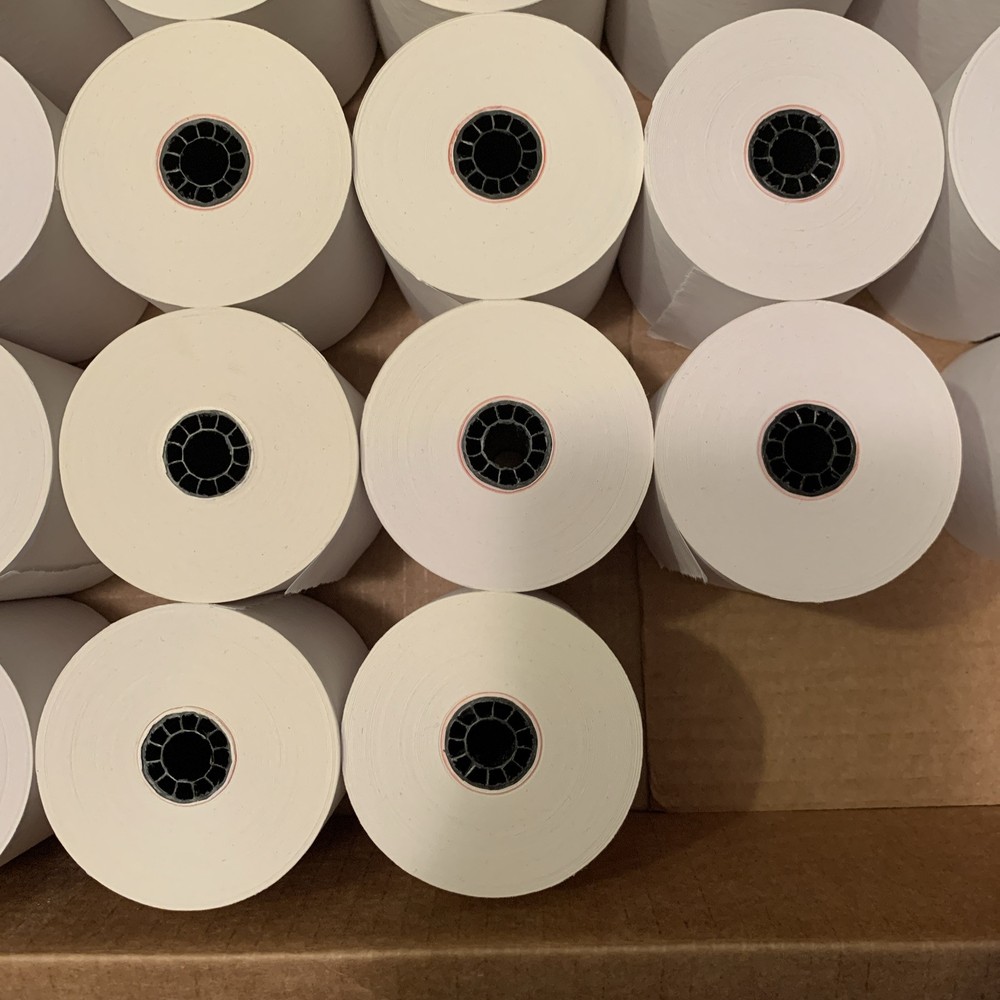 8 -3”x 165′ Bond Kitchen Printer/Cash Register/Receipt Tape Paper Rolls