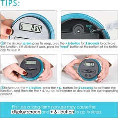 Large Coin Counting Bank for US Coins, Digital Money Jar with LCD Screen, 1.8L