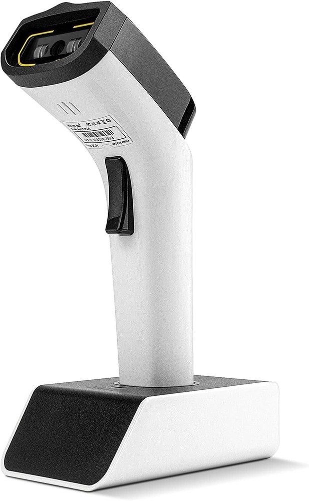 Wireless Bluetooth 1D Barcode Scanner Hands Free CCD Barcode Reader USB Charging