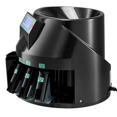 Uimoso Automatic Coin Counter & Sorter,5Denominations,225 Coins/Min, LCD Display