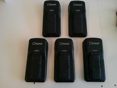 Toast Flex Restaurant System. POS, 5 Handheld Units, Printers, 22″ Monitors