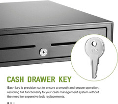 Cash Drawer Key VPK-8K-542 Replacement for APG Vasario Series with 542 Code Lock