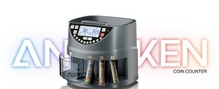 Aneken Coin Counter and Sorter with TFT Display – Accurate Sorting Machine