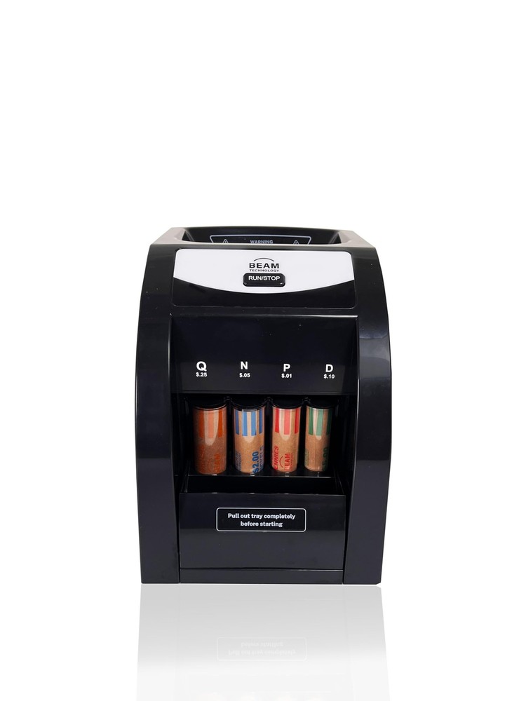 Automatic Coin Sorter, 1 Row with Quick-Access Lid