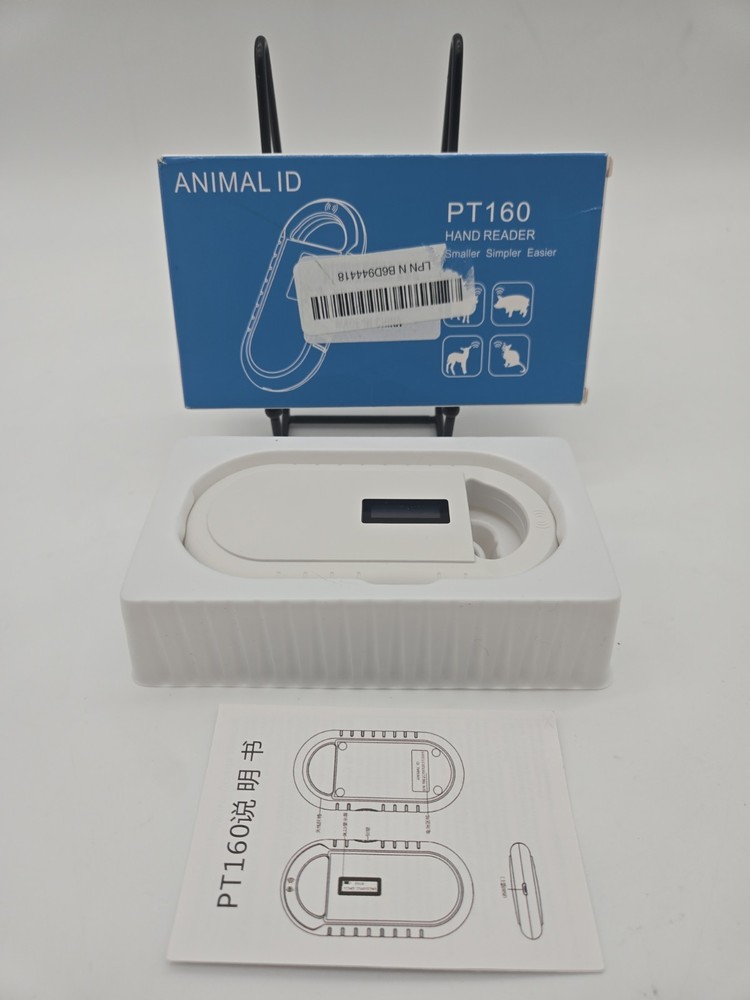Handheld Digital Pet Id Chip Scanner Rechargeable Animal Microchip Rfid Reader