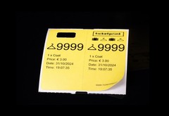 Cloakroom Ticket Roll 4400 pcs – Coatcheck Printer Tickets for Clubs & Events