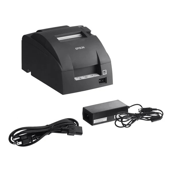 Epson TM-U220B Pos Kitchen Receipt Printer ETHERNET-LAN w/Power Supply *Warranty