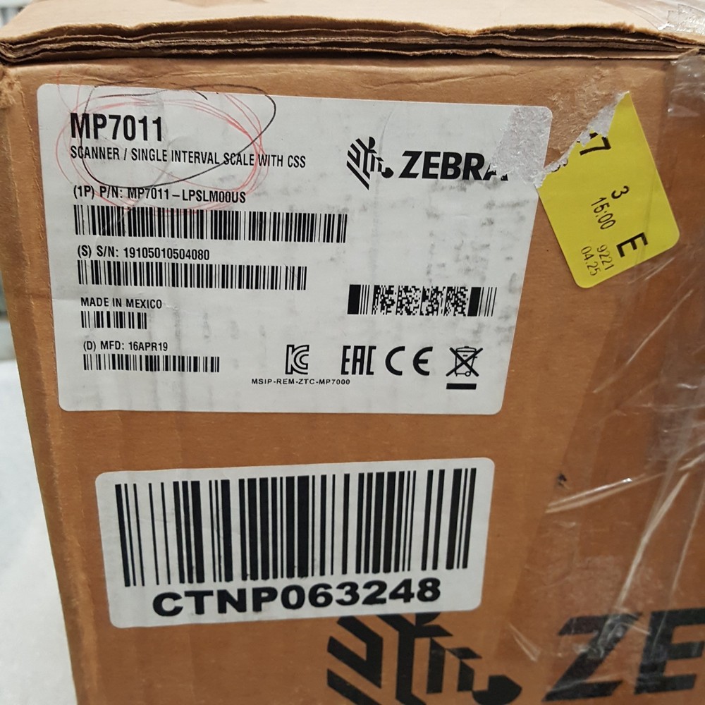 *ZEBRA* MP7011 MP7011-LPSLM00US Scanner / Single Interval Scale Barcode Scanner