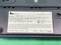 Verifone TRANZ 380 Credit Card Terminal PIN Pad POS – POWERS ON – UNTESTED