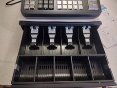 Casio PCR-T500 Electronic Cash Register Thermal Print Manual Drawer Keys